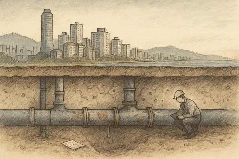 Busan's Aging Water Pipes Face Renewal Backlog