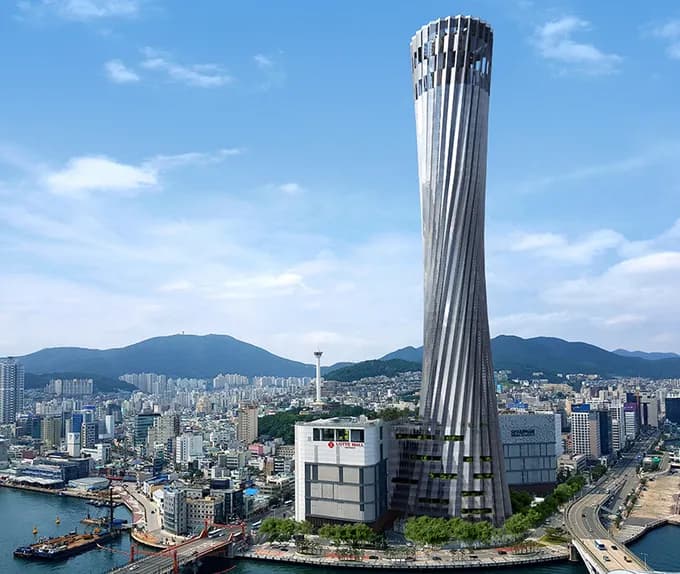 Busan Lotte Tower Set to Rise as the City's Iconic Landmark by First Half of 2026