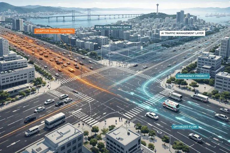 Busan’s AI Traffic Plan and the Reality of Smart Traffic Systems
