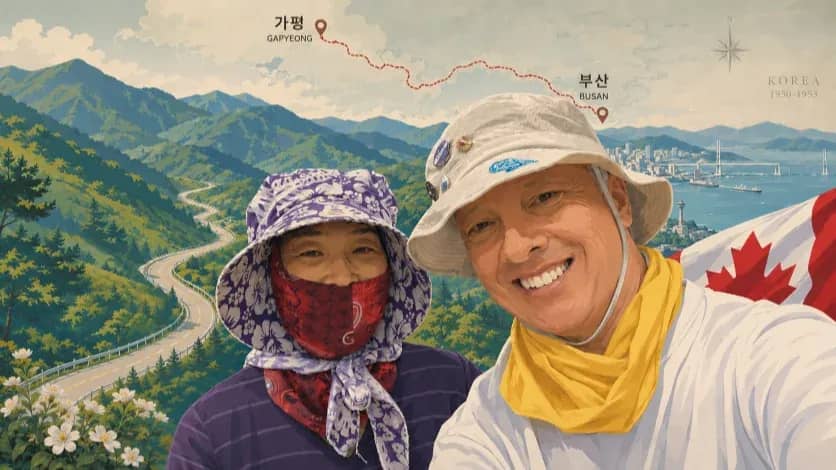 Canadian Historian Walks 625 Kilometers From Gapyeong to Busan