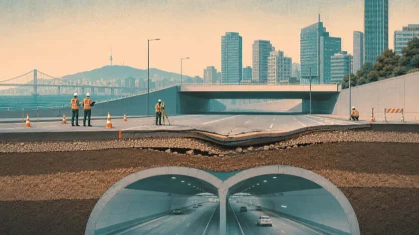 Busan’s Naeseong Road Deformation Raises New Questions Over Backfill