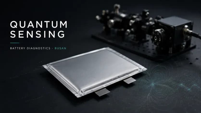Busan’s Quantum-Sensing Cluster Begins With Battery Inspection